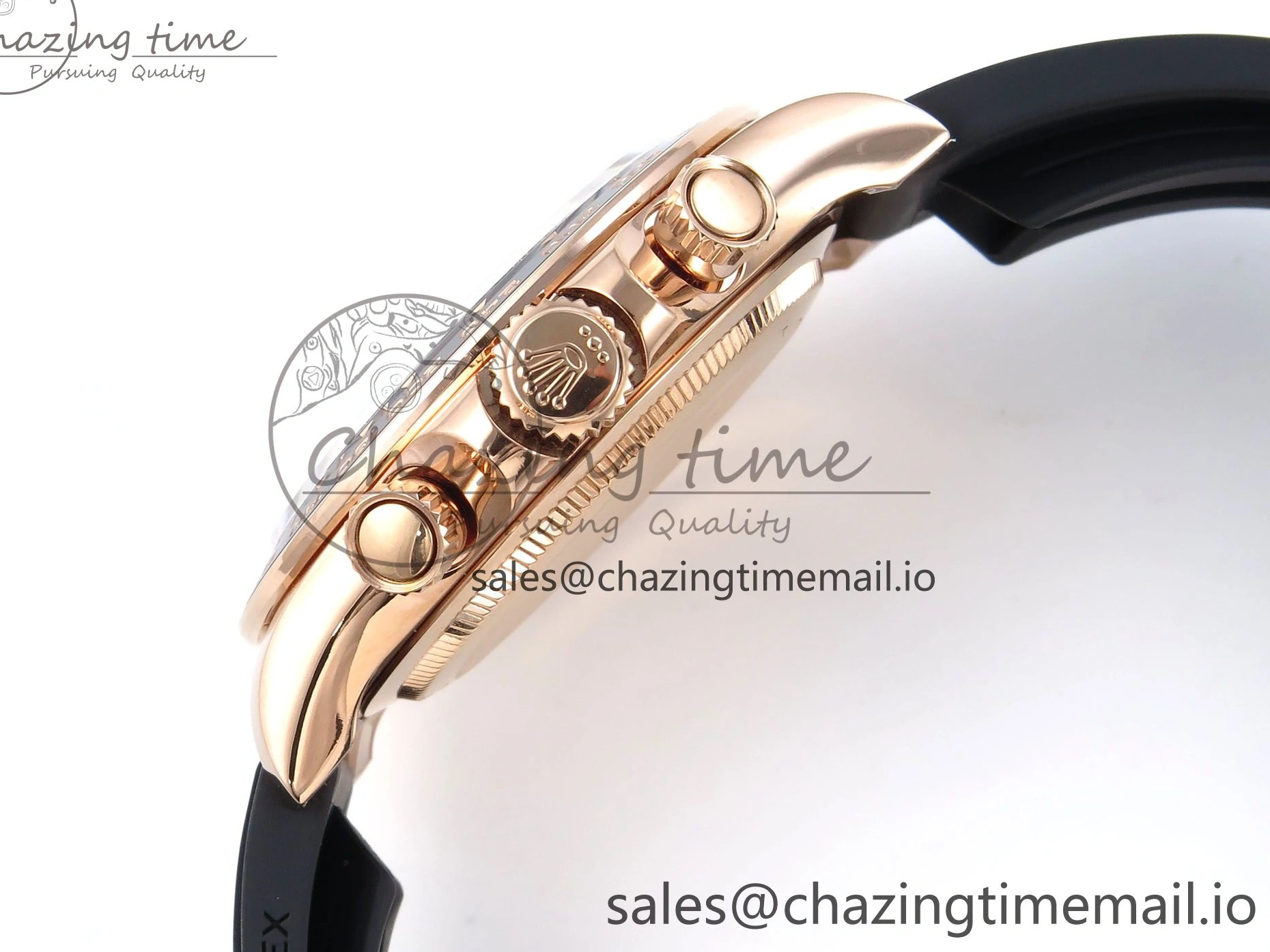 0206 Bold Daytona 126515 QF 1:1 Best Edition Black RG Dial on Oysterflex Strap SH4131 V 702